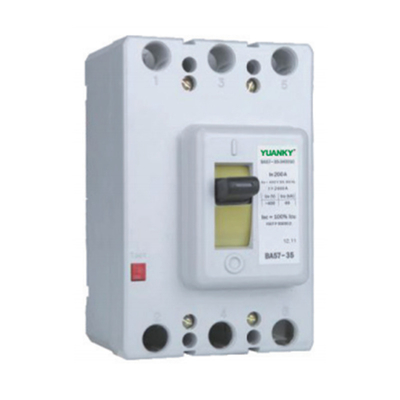 Η προστασία τάσης τύπων hw-BA57 400V 690V cOem Ρωσία εργοστασίων MCCB φορμάρισε το διακόπτη περίπτωσης